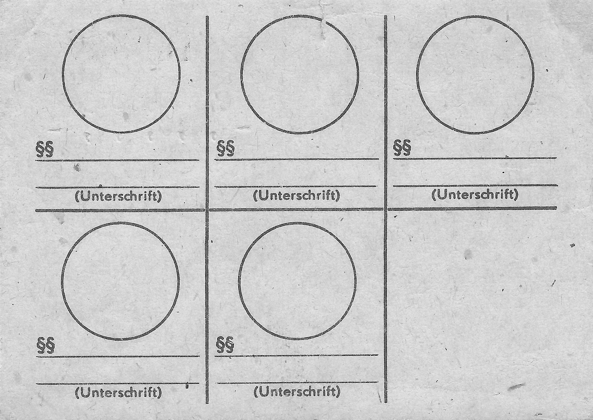 Stempelkarte Führerschein DDR